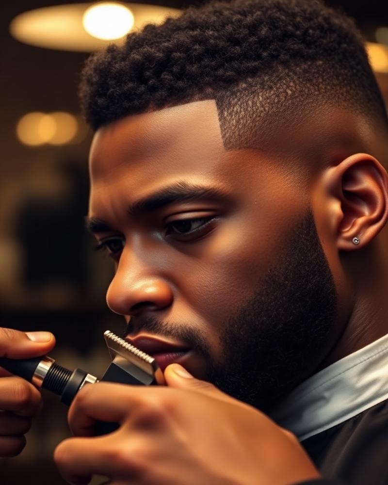 Fresh fade haircut